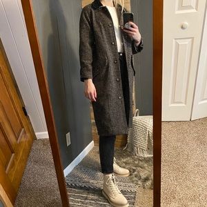 Vintage long line LLBean coat